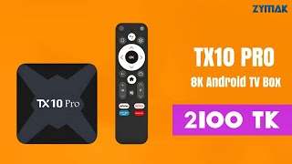 TX10 PRO Android TV Box Price In Bangladesh  Only At 2100 TK  Order Now From zymakcombd [upl. by Neelyak676]