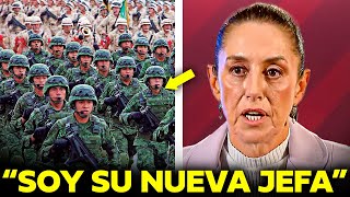 IMPACTANTE LO QUE DIJO LA PRESIDENTA LOS MILITARES QUEDARON TODOS SORPRENDIDOS [upl. by Nolrah983]