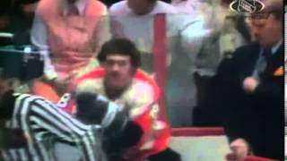 Hockeyfighterscz Serge Savard vs Dave Schultzwmv [upl. by Akcirre]