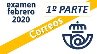 ★ EXAMEN ★ Prueba extra Feb20 │1º parte 135│Reparto y Agente clasificación │Oposiciones Correos [upl. by Adna494]