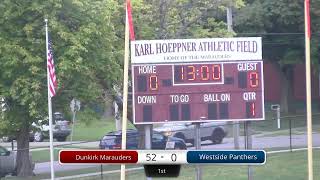 Dunkirk Marauders Vs Westside Panthers Midget JV football September 9th 2023 [upl. by Cacka543]