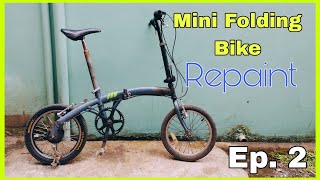 MINI FOLDING BIKE Repaint PART 2 [upl. by Remmer]