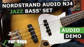 Nordstrand Audio NJ4 Jazz Bass® Pickup Set Demo [upl. by Chrissa16]