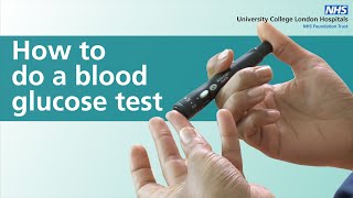 How to do a blood glucose test [upl. by Arit]