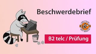 Beschwerdebrief schreiben  Schriftliche Prüfung B2 telc [upl. by Shauna]