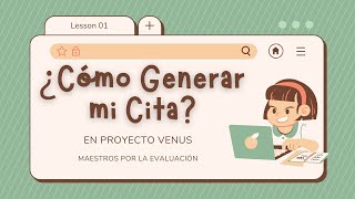 CÓMO GENERAR MI CITA EN PROYECTO VENUS  USICAMM 2023 [upl. by Nnayrb289]