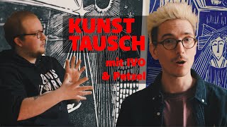 Kunsttausch  Ivo hat mein Bild zerrissen  etwas im Auge [upl. by Nolyk]