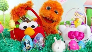 Colorear Huevos de Pascua con Monstruos Silly y Tomy Hide n Squeak Eggs Review [upl. by Rickard103]