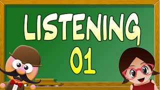 INGLÉS PARA NIÑOS CON MR PEA  LISTENING EXERCISE 01 [upl. by Animahs]