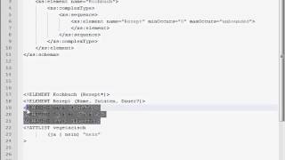 XMLTechnologien 13  XMLSchema Umsetzung I [upl. by Einavoj]