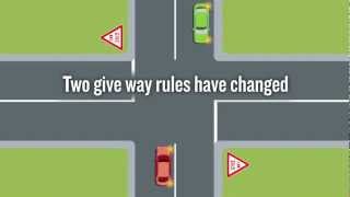 The leftturn versus rightturn give way rule has changed [upl. by Agnew]