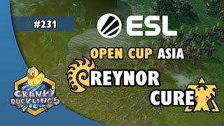 Reynor vs Cure  ZvT  ESL Open Cup 231 Asia  Weekly EPT StarCraft 2 Tournament [upl. by Fadas]