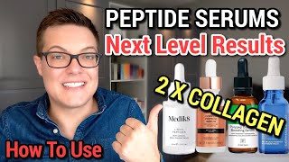 NEXT LEVEL PEPTIDE SERUMS  Maximise Collagen In Skin [upl. by Ennobe]