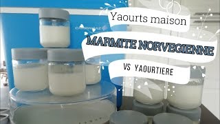 Yaourts maison faciles  Marmite Norvégienne VS Yaourtière [upl. by Alenson64]