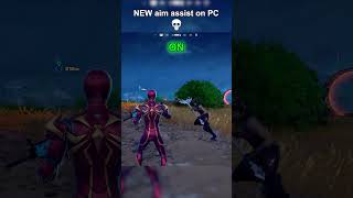 NEW AIM ASSIST ON MOUSE  KEYBOARD SETTING thrxve fortnite glitch [upl. by Magna]