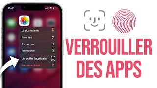 Comment Verrouiller des Applications iPhone avec Face ID Touch ID ou un mot de passe 🔐 [upl. by Yllod]