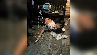 Teen working as Cheddars host beaten after separating tables of big party [upl. by Aratehs]