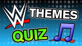 WWE THEME SONG QUIZ  SOUND EFFECTS [upl. by Armstrong]