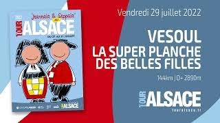 Étape 3  Tour Alsace 2022  Vesoul  La Super Planche des Belles Filles  290722 [upl. by Mandie]