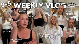 WORK WEEK IN MY LIFE i lost my wallet AND keys HUGE pr unboxing new makeup from sephora grwm [upl. by Ainotal]