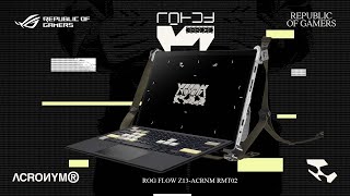 Обзор ROG Flow Z13ACRNM RMT02  Коллаборация ROG x ACRONYM® [upl. by Oznerol]