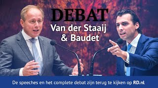 Van der Staaij SGP en Baudet FvD in debat over de problemen van Nederland  Complete debat [upl. by Elga]