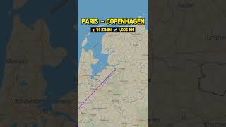 SAS Flight SK566 from Paris CDG to Copenhagen CPH flight aviation airplane shorts airport [upl. by Aynor363]