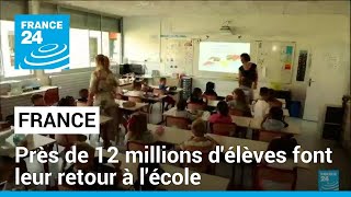 Rentrée des classes en France  près de 12 millions délèves font leur retour à lécole [upl. by Lundeen]