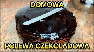 Domowa POLEWA CZEKOLADOWA👩‍🍳  idealna do ciast i muffinek 🧁 [upl. by Peednas598]