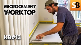 Wow Microcement Kitchen Worktop  KB13 [upl. by Thorstein]