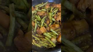 ADOBONG SITAW WITH PORK BELLYsatisfyingfoodshort [upl. by Farman]