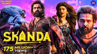 Ram Pothinenis  SKANDA  New Released South Indian Hindi Dubbed Movie 2024  Sreeleela [upl. by Jallier]