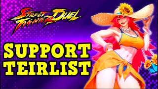 Support Tier List SEPTEMBER 2024  Street Fighter Duel [upl. by Francesco108]