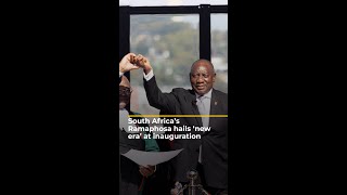 South Africas Ramaphosa hails ‘new era’ at inauguration  AJshorts [upl. by Pratt]