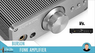 Burson Funk Amp v SMSL H0200 inc Cambridge Audio Minx MIN22 Speakers [upl. by Horlacher]