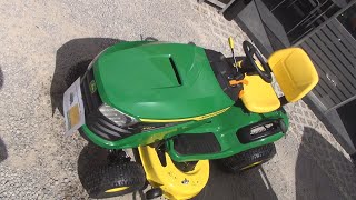 John Deere X127 Lawn Tractor 2022 Exterior and Interior [upl. by Adialeda623]