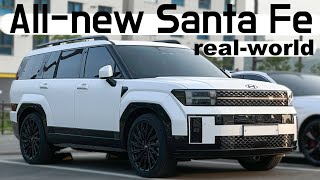 AllNew 2024 Hyundai Santa Fe Spotted amp First Look  the Black Ink edition [upl. by Anu]