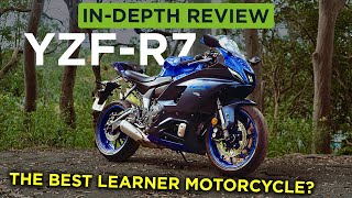 2022 Yamaha YZFR7 Review  Do you REALLY need a 655cc learner bike [upl. by Eerehc]