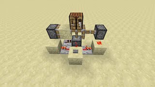 Minecraft Tutorial Compact and fast floor block swapper [upl. by Neerak458]