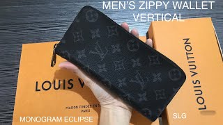 Louis Vuitton Zippy Vertical Wallet M62295  what fit’s inside [upl. by Laurena]