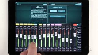 X AIR How To Setup Channel Names amp Fader Layout iPad version 142 and older [upl. by Ner282]