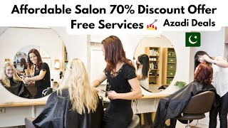 Affordable amp Best Salon in karachi  Free Services  skin care  Hair care [upl. by Dore]