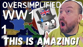 WATCHING OverSimplified for the FIRST TIME WW1  Oversimplified Part 1 REACTION [upl. by Adiaj]