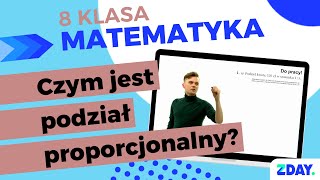 Podział proporcjonalny  Matematyka 8 klasa [upl. by Albert358]