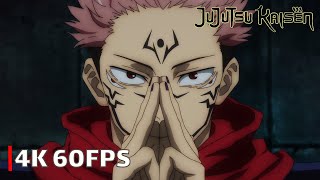 Sukuna vs Special Grade  Full Fight  Jujutsu Kaisen Season 1 Episode 4  4K 60FPS  Eng Sub [upl. by Steel]