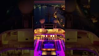 NIGHT TIME AMBIENCE shorts drone cruiseship [upl. by Adiaroz]