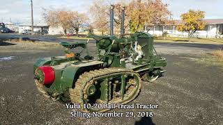 Yuba 1020 Ball Tread Tractor for sale at auction [upl. by Emad30]