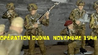 Guerre en Tunisie Oudna Novembre1942 Seconde guerre mondiale Stopmotion Airfix 132 Heller 135 [upl. by Kazim]