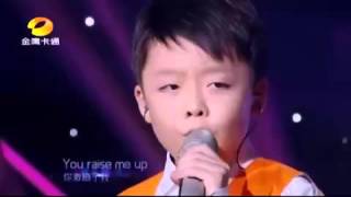 anak kecil suara emas bikin merinding dengan lagu YOU RAISE ME UP [upl. by Ttehr]