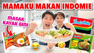 MAMAKU PERTAMA KALI COBAIN INDOMIE MASAK INDOMIE KAYAK DI FOTO WKWK HASILNYA GIMANA [upl. by Anal]